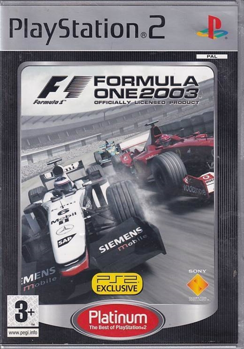 Formula One 2003 Platinum - PS2 (B Grade) (Genbrug)